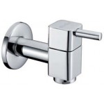 TORA Chrome Square Series Wall Bib Tap WB701 / TR-TP-WB-00679-CH