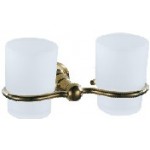 TORA Antique Brass Series Double Tumbler Holder AB10307 / TR-BA-TH-01041-AB