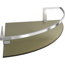 TORA Corner Single Glass Shelf GSD419 / TR-BA-GS-01050-PL