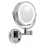 TORA Wall Mounted Magnifying Mirror with Light KL214 / TR-BA-MM-01141-PL