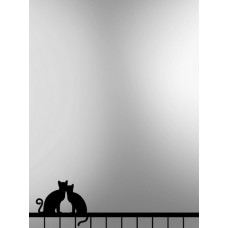 TORA Square Crystal Mirror M4565 / TR-BA-MR-01216