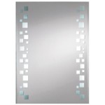 TORA Square Crystal Mirror with LED Lights M4588 / TR-BA-MR-01229