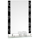 TORA Mirror with Shelf M61570B / TR-BA-MR-01235-BK