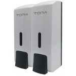 TORA Double Wall Mounted Soap Dispenser SD3218-WHITE / TR-BA-SPD-01308-WW