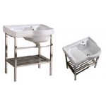 WJA Laundry Wash Basin c/w Stainless Steel Rack WJA3366 / WJA-BBC-MNC-01526