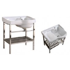 WJA Laundry Wash Basin c/w Stainless Steel Rack WJA3366 / WJA-BBC-MNC-01526