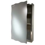 TORA Stainless Steel Mirror Cabinet 6033 / TR-BA-MC-01776