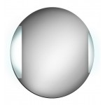 TORA Round Shape Aluminum Frame Mirror With White Lamp M4595 / TR-BA-MR-03024