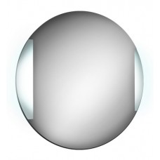 TORA Round Shape Aluminum Frame Mirror With White Lamp M4595 / TR-BA-MR-03024