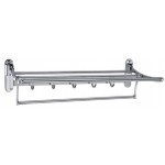 TORA Foldable Towel Rack with Hooks M28 / TR-BA-TR-03043-CH