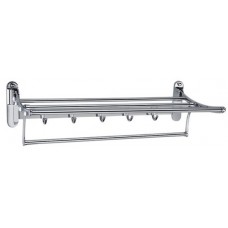 TORA Foldable Towel Rack with Hooks M28 / TR-BA-TR-03043-CH