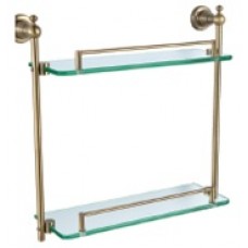 TORA Antique Brass Series Glass Shelf AB10311 / TR-BA-GS-03305-AB