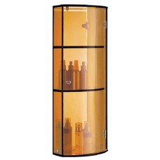 FAUREX Transparence Brown Triple Glass Cabinet FR-BA-MC-04800