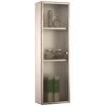 TORA Stainless Steel Glass Cabinet M6112E / TR-BA-MC-04959