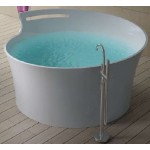 TORA Le Celebrity Series Polystone Free Standing Long Bath TR-BHT-FSB-05116-WW