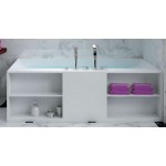 TORA Le Celebrity Series Polystone Free Standing Long Bath TR-BHT-FSB-05171-WW