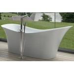 TORA Le Celebrity Series Polystone Free Standing Long Bath TR-BHT-FSB-06308-WW
