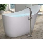 TORA Le Celebrity Series Polystone Free Standing Long Bath TR-BHT-FSB-06309-WW