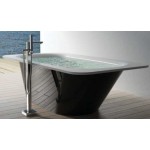 TORA Le Celebrity Series Polystone Free Standing Long Bath TR-BHT-FSB-06329-BK