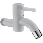 TORA Snowy White Series Wall Bib Tap WB08-WW / TR-TP-WB-06529-WW