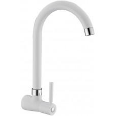 TORA Snowy White Series Kitchen Wall Sink Cold Tap WS622-WW / TR-TP-WS-06534-WW