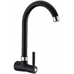 TORA Mystery Black Series Kitchen Wall Sink Cold Tap WS622-BK / TR-TP-WS-06535-BK