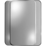 TORA Crystal Double Silver Mirror with Beveled Edge and 4 Round Edge TR-BA-MR-07601