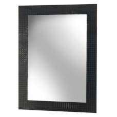 TORA Silver Mirror with Silk Printing and Straight Edge TR-BA-MR-07602