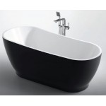 TORA Free Standing Long Bath FSB713 / TR-BHT-FSB-08366-BK