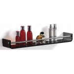 TORA Glass Shelf with Towel Bar TR-BA-GS-08485-BK