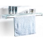 TORA Glass Shelf with Towel Bar TR-BA-GS-08486-TP