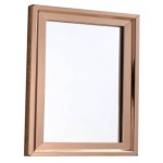 TORA Mirror with Rose Gold Stainless Steel Frame M4100 / TR-BA-MR-08615-GD