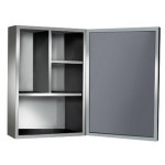 TORA Stainless Steel Black Finishing Mirror Cabinet TR-BA-MC-08623-BK