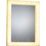 TORA Brass Free Crystal Mirror with Touch Sensor Switch TR-BA-MR-09549