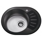 TORA Luna Glass Series Kitchen Sink LGS3911-BK / TR-KS-NH-00009-BK